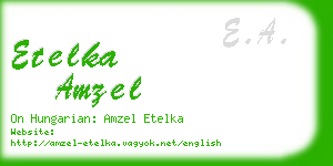 etelka amzel business card
